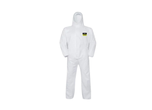 DISPOSABLE COVERALL CHEMICAL PROTECTION TYPE 5/6